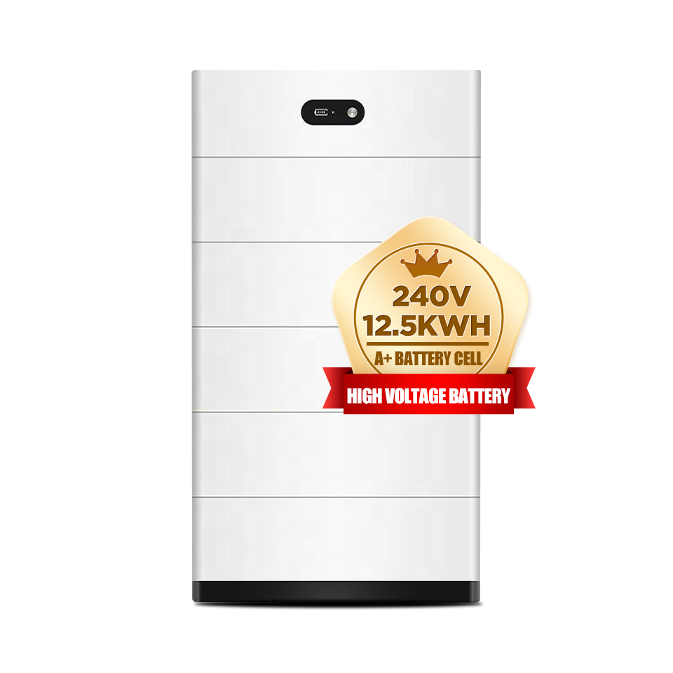 High Voltage Stacked 12.5KWH LiFePO4 Battery