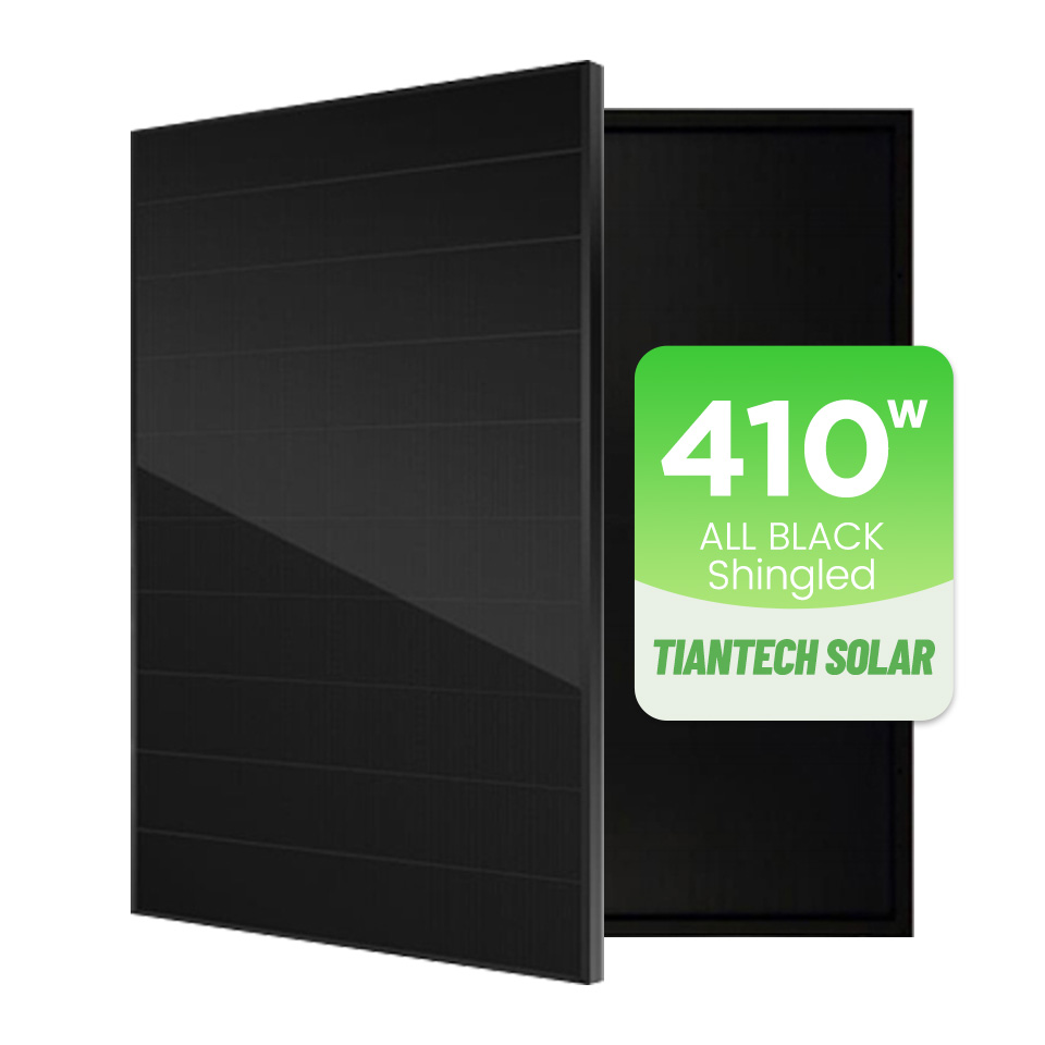 Powerful 410w Shingled Solar Panel Make Sustainable Living Easy