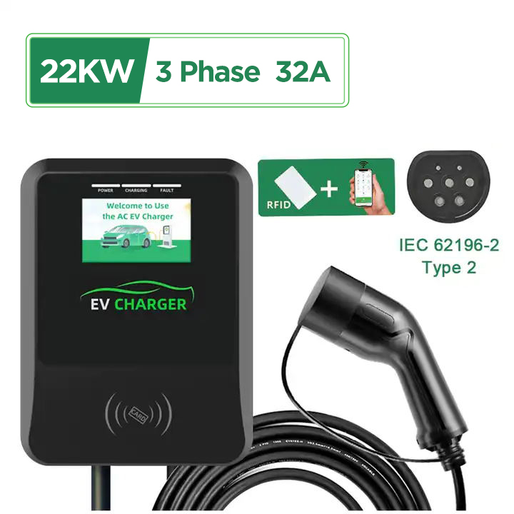Tiantech Solar's Wall-Mounted Type 2 EV Charger:Make traveling Greener and Easier